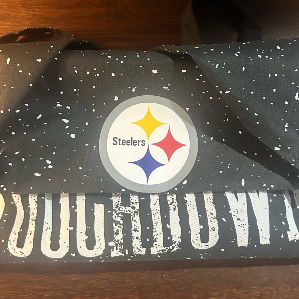 Steelers Black and White Apron